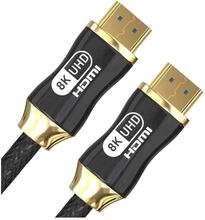 HDMI 2.1-kabel 8K 60Hz Ultra HD Ultra HighSpeed ​​​​HDR 48Gbit/s - Lång 2 meter