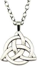 Halsband Triquetra Charmed Keltisk symbol - Kedja