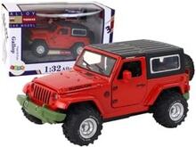 Off-road car battery powered friction drive Metal Red 1:32