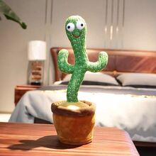 Dansande kaktus Pratar talande kaktusleksak sjungande kaktus