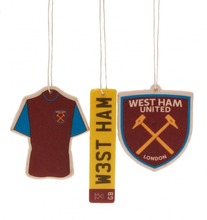 West Ham United FC Luftfräschare (förpackning med 3)