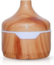 Luftfuktare/Aroma Diffuser i trädesign 300ml, Ljust trä