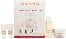 Lancaster Total Age Correction Gift Set 100ml Express Cleanser + 50ml Anti-Aging Day Cream SPF15 + 10ml 365 Skin Repair Serum + 3ml Anti-Aging Retinol