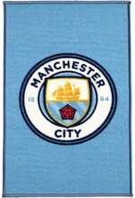 Manchester City FC Officiell matta med fotbollsmärke