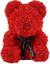 Nallebjörn av Rosor Evighetsrosor Rose Bear Röd