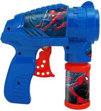 Spiderman Batterifri Bubbelpistol - Skjuter ut Såpbubblor