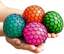 2-Pack Stressboll Squeeze Brain Ball Stress Relax Klämboll 7,5cm