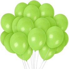 Gröna Ballonger Latex Fest Födelsedag - Limegröna Helium Festballonger för Bröllop, Födelsedag, Examen och Baby shower