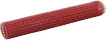 Hönsnät stål med PVC-beläggning 10x1 m röd