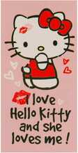 Hello Kitty Handduk i velour