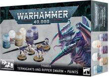 NY! Tyranids: Termagants and Ripper Swarm + Paints Set Warhammer 40 000