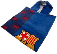 FC Barcelona Handduk med huva för barn/barn med Crest-beteckning