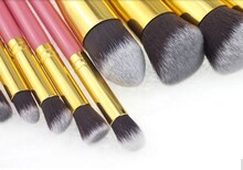 8 pcs. Pink / Gold Makeup / makeup brushes of the best quality
