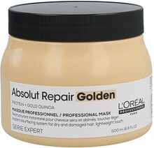 LOreal Professionnel Paris Absolut Repair Golden Hårinpackning (500 ml) - Återställer och stärker skadat hår.