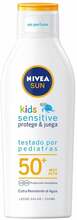 Nivea Solkräm Protect&Sensitive Kids 200 ml Spf 50 - Solskydd för känslig hud, speciellt utvecklad för barn.