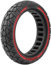 INF 8,5x2,0 (230x50) offroad solid däck med röd linje