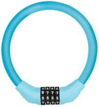 INF Cykellås kabellås med kod Blå