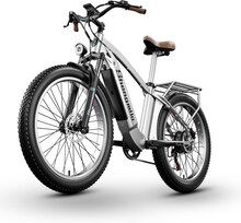 Shengmilo Retro Elcykel 1000W BAFANG Motor Vuxen Elcykel MX04 Elcykel 3.0 Fat Tire El Mountain Bike SAMSUNG Batteri 15AH