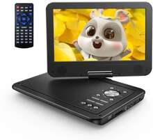 Yoton YD105 Bärbar DVD TV-spelare - 12,5" bil med 10,5" HD-svängbar skärm - Billaddare - 2500mAh batteri