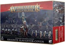 Games Workshop Warhammer AoS statyett - Battleforce 2022 Daughters of Khaine: Convent of the Khainite Massacre - vit/lila/blå - TU