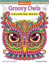 Groovy Owls Coloring Book