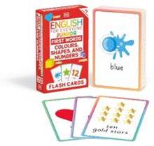 English for Everyone Junior First Words Colours, Shapes, and Numbers Flash Cards