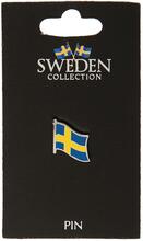 Pin Brosch Souvenir Sverige Flagga