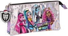 Dubbel bär-allt Monster High Best boos Lila 22 x 12 x 3 cm
