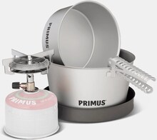 Gaskök Primus Mimer Stove Kit II, 2800 W + 2 kastruller (1.3 & 2.3 liter) + 1 stekpanna + griptång + förvaringspåse Bränsletillval: Utan bränsle