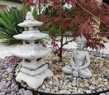 Japansk pagod, tre nivåer utomhus sten / betong lykta