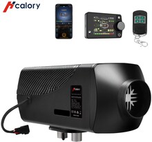 HCalory® 5-8KW Justerbar Parkeringsvärmare 12V 24V bluetooth Diesel Bilvärmare LCD Switch