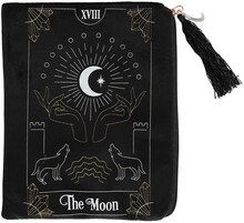 Something Different The Moon Tarot Cards Zipper Pouch