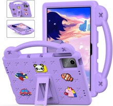 For Lenovo Tab M11 / Xiaoxin Pad 2024 Handle Kickstand Children EVA Shockproof Tablet Case(Light Purple)