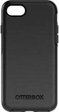 OtterBox Symmetry Series Apple iPhone 7 - Baksidesskydd för mobiltelefon - polykarbonat, syntetiskt gummi - svart - för Apple iPhone 6, 6s, 7, 8, SE