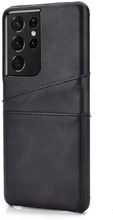 Samsung Galaxy S21 Ultra - Stilsäkert Skal med Korthållare
