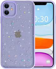 Bling Star Glitter Skal till iPhone 12 Pro Max - Lila