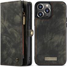 CASEME iPhone 13 Pro Retro plånboksfodral - Svart