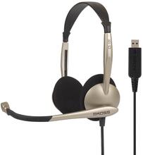 KOSS Headset CS100 On-Ear USB - Guld / Svart