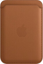 Apple Original Läderplånbok med MagSafe - Saddle Brown
