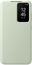 Samsung® | Galaxy S24 Smart View Plånboksfodral - Flipomslag - Ljusgrön