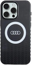 Audi iPhone 15 Pro Max Mobilskal Magsafe IML Big Logo - Svart