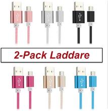 2-Pack USB-C Snabbladdning 1,5M laddsladd/laddare Kabel
