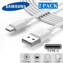 2 Pack Orignal Samsung USB-C snabbladdning Kabel Vit