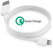 2M Quick charge laddare iPhone 5/6/6s/6 Plus/7/8/X/11/iPad