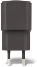 Forever väggladdare inklusive USB typ-C kabel, 2A, svart