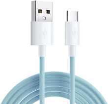 SiGN Boost USB-A till USB-C Kabel 3A 2m - Blå