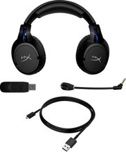 HyperX Cloud Flight Wireless Gaming Headset - Svart/Blå - PS5/PS4/PC