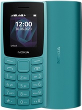 Nokia 105 (2023) - Mobiltelefon - dubbla SIM-kort - cyan