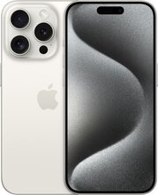 Apple iPhone 15 Pro - 5G smartphone - dual-SIM / Internal Memory 256 GB - OLED-skärm - 6.1" - 2556 x 1179 pixlar (120 Hz) - 3 st. bakre kameror 48 MP