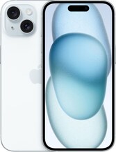 Apple iPhone 15 - 5G smartphone - dual-SIM / Internal Memory 256 GB - OLED-skärm - 6.1" - 2556 x 1179 pixlar - 2 bakre kameror 48 MP, 12 MP - front c